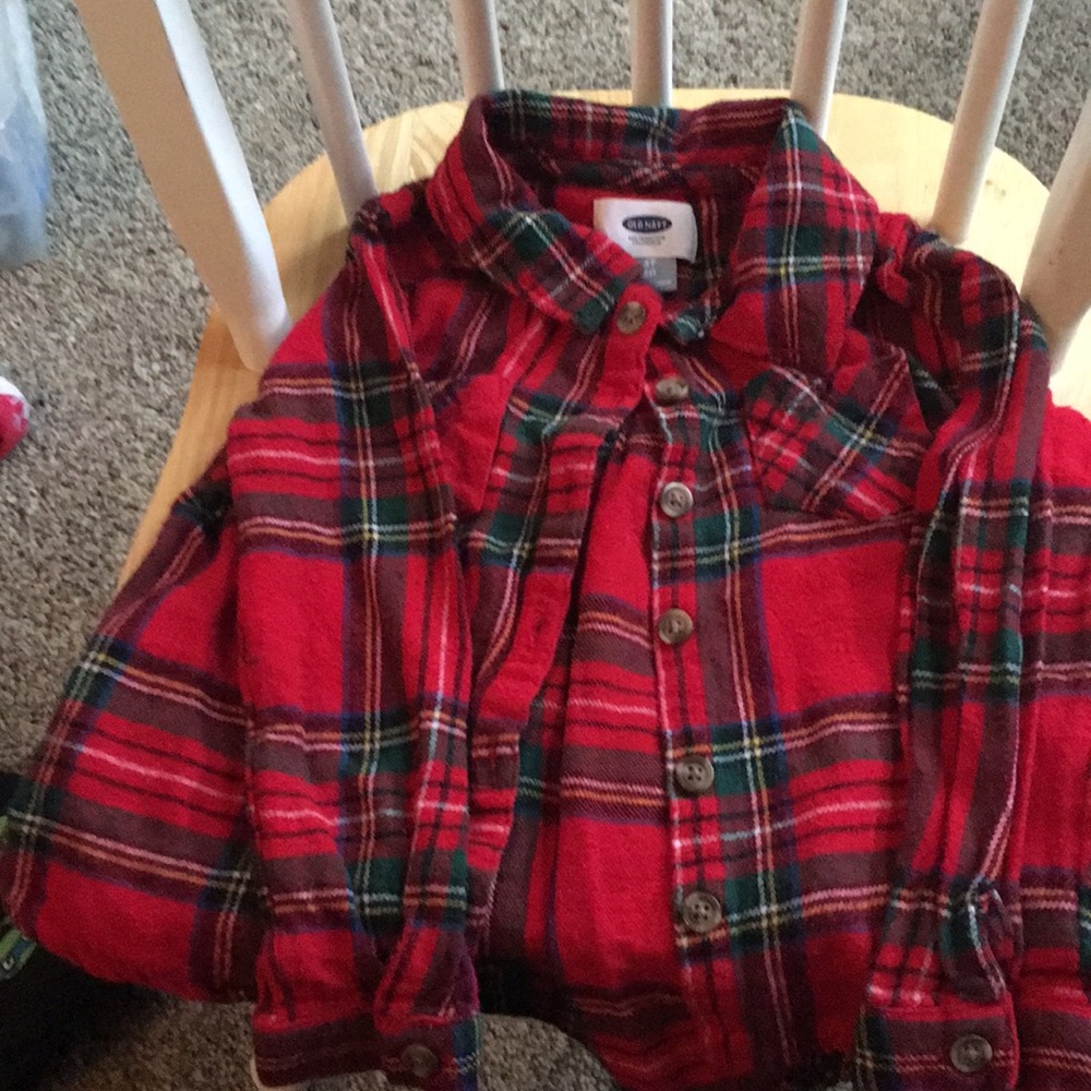 Long sleeve plaid button down